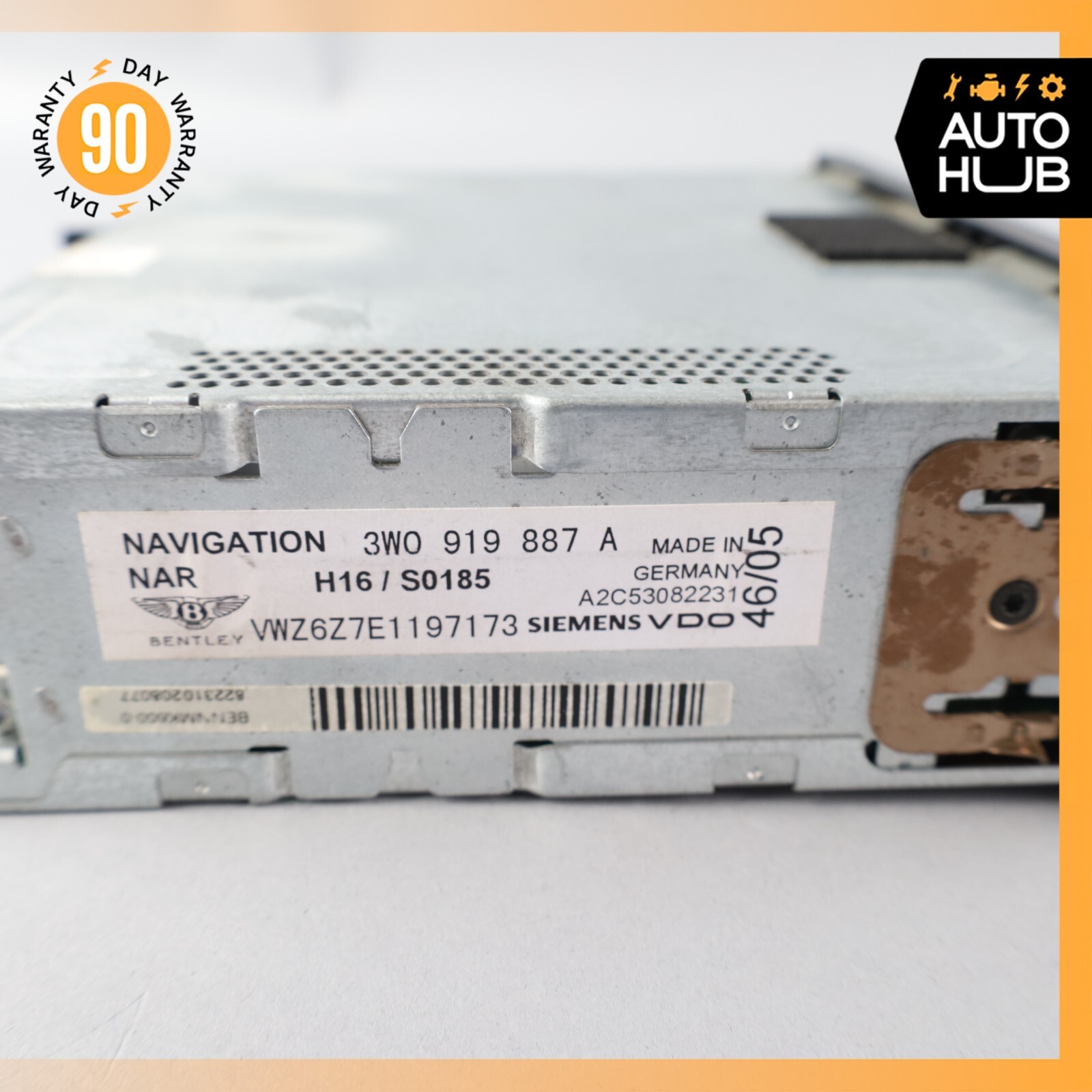 03-06 Bentley Continental Flying Spur GT Navigation CD Disc Player GPS OEM 58k