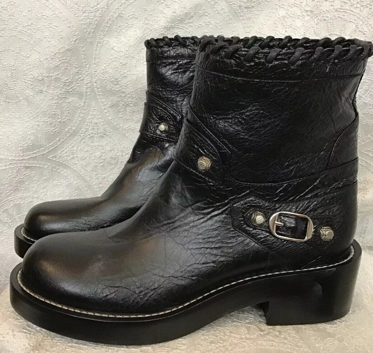 Balenciaga biker store ankle boots