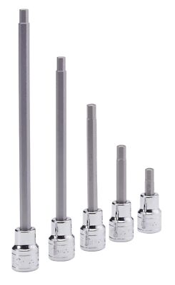 Genius Tools 3/8'' Dr. 11mm Hex Bit Socket, 50mmL - 341+2151