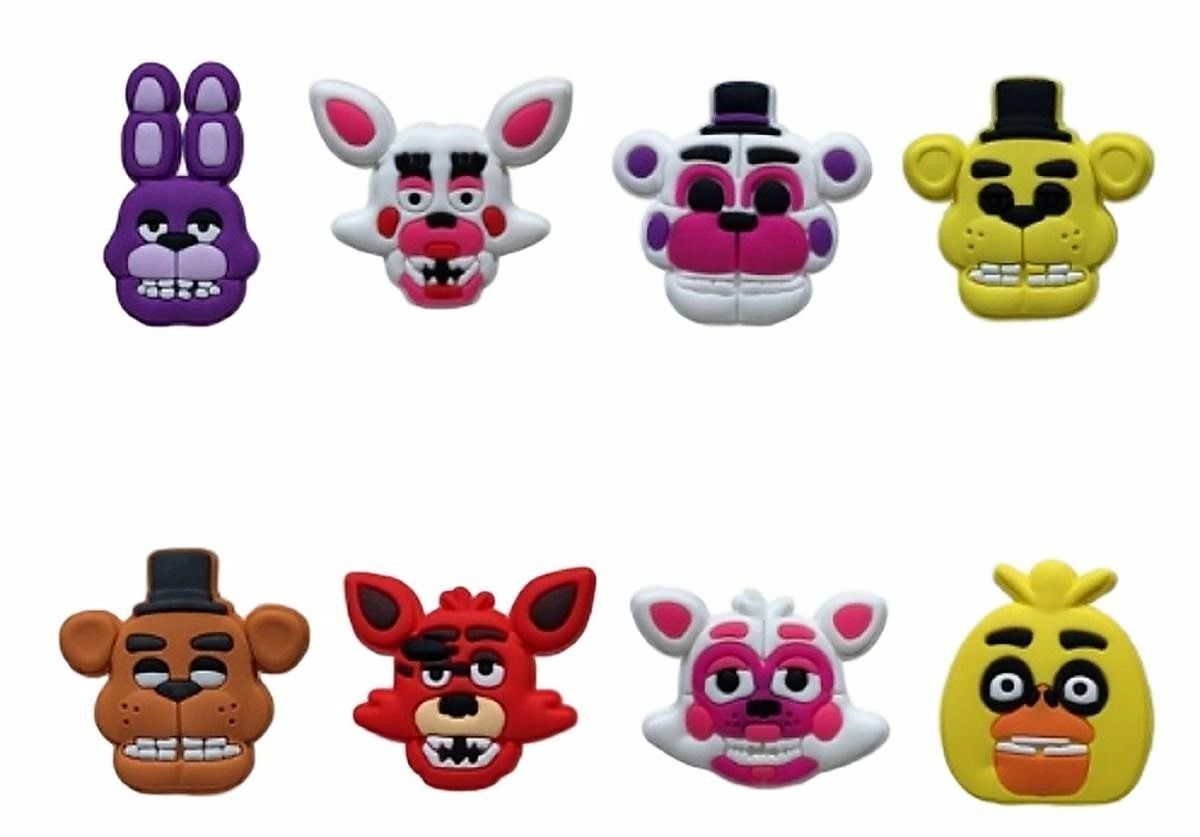 Five Nights At Freddy's Characters Themed Set of 8 Mini Size