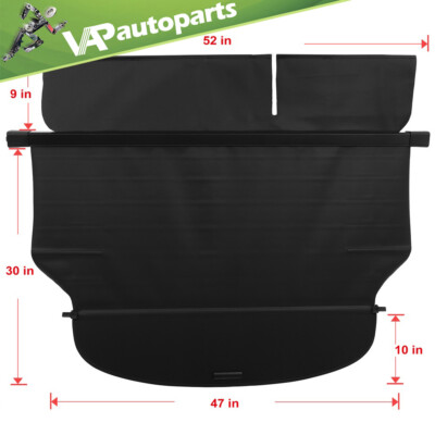 For Jeep Cherokee 2014-2017 2018 Retractable Trunk Cargo Cover Security Shield