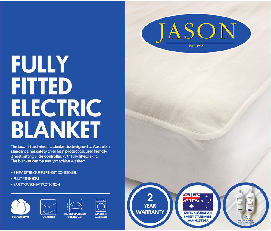 Jason Fully Fitted Washable Electric Blanket | eBay