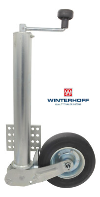 Winterhoff Automatik Stützrad 60mm 300kg Flansch flach Anhänger Trailer Caravan