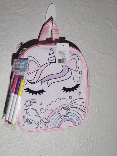 DIY Color Mini Rucksack - Einhorn & 3er Pack Stoffmarker - Bild 1 von 2