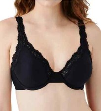 NWT Wacoal 855301 Softly Styled Underwire Bra 40G Black