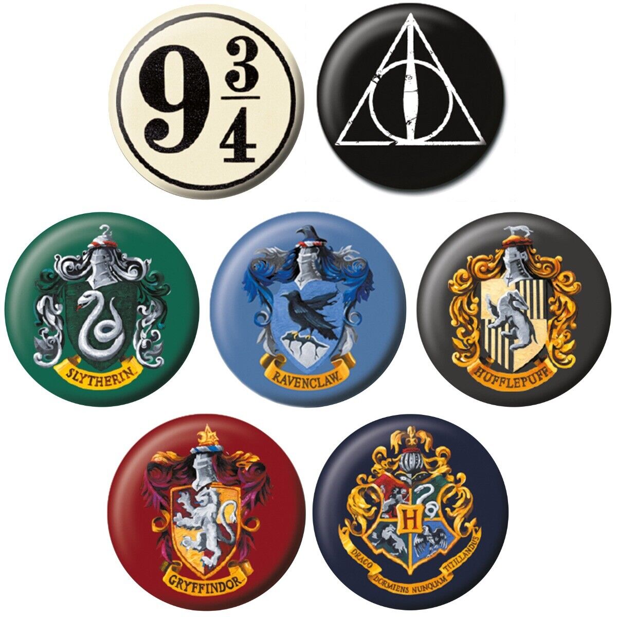 HARRY POTTER Pin Badges OFFICIAL Button Hogwarts Gryffindor