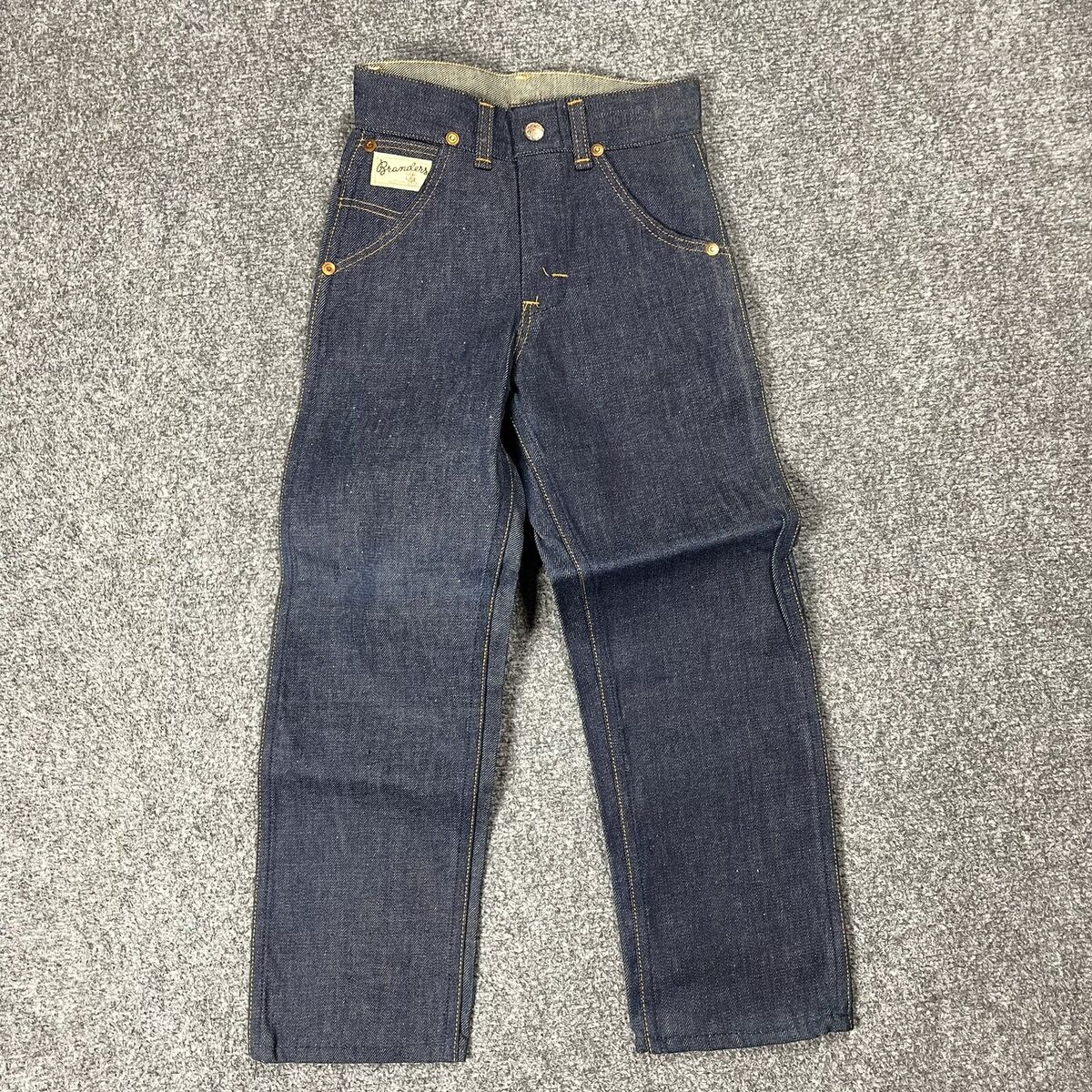VINTAGE 50s Branders Denim Jeans Youth Size 6 E&W Cowboy VINTAGE 50s Branders Denim Jeans Youth Size 6 E&W Cowboy