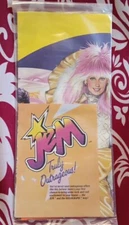 Very Rare Vtg 1986 Jem World of Glitter & Gold Poster Orig Packaging!! Folded