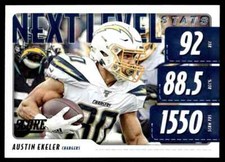 Austin Ekeler 2020 Score Next Level Stats #NLS-AE NFL CARD Los Angeles Chargers