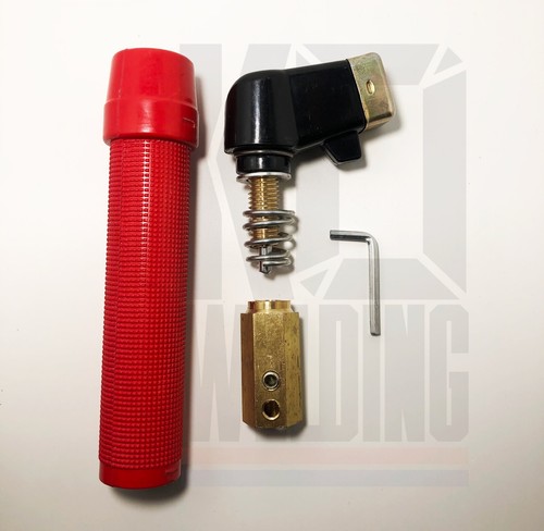 Twist-Lock 600AMP Stick/MMA/ARC Welding Electrode Holder Style Red | KO WELDING - Picture 5 of 5