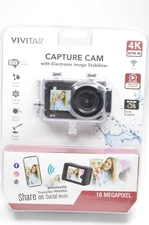 Vivitar DVR922 4k Dual-Screen Action Cam 16MP WIFI Waterproof Digital Video Cam