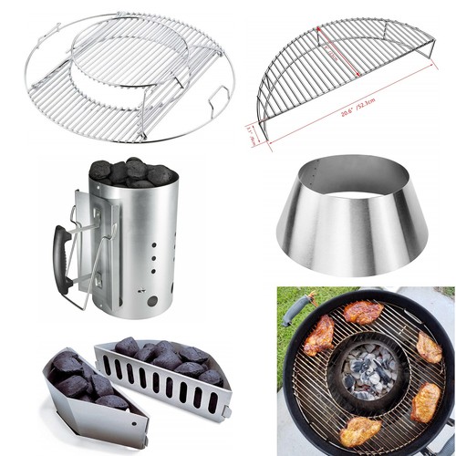 BBQ Replacement Cooking Grate Whirlpool CharBasket for er Charcoal