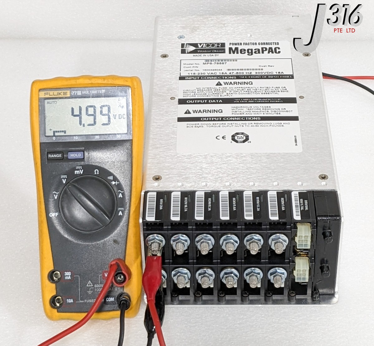 34390 VICOR POWER SUPPLY, MEGAPAC, 300VDC 15A MP8-78587 | eBay