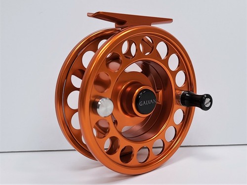 Galvan Rush Light R-3LT Size 2/3 Fly Reel - Color Burnt Orange - NEW - Picture 2 of 2