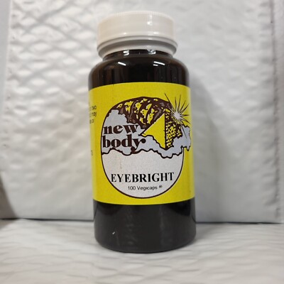 New Body Products Eyebright 100 Vegicaps No Fillers, Binders or Additives.