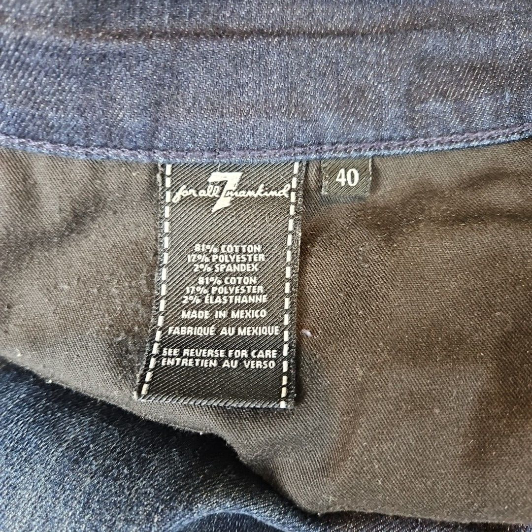 Seven 7 For All Mankind The Straight Jeans Mens 41 Denim Pants Inseam 29 Baggy image 6