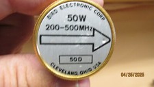 Bird 43 watt meter fit 50d plug in element slug 50w 200-500mhz 50 d