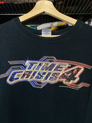 Vintage ゲームシャツ VINTAGE RARE VIDEO GAME ARCADE PLAYSTATION TIME CRISIS 4
