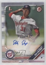 2019 Bowman Prospect Auto Sterling Sharp #PA-SS Auto yf0