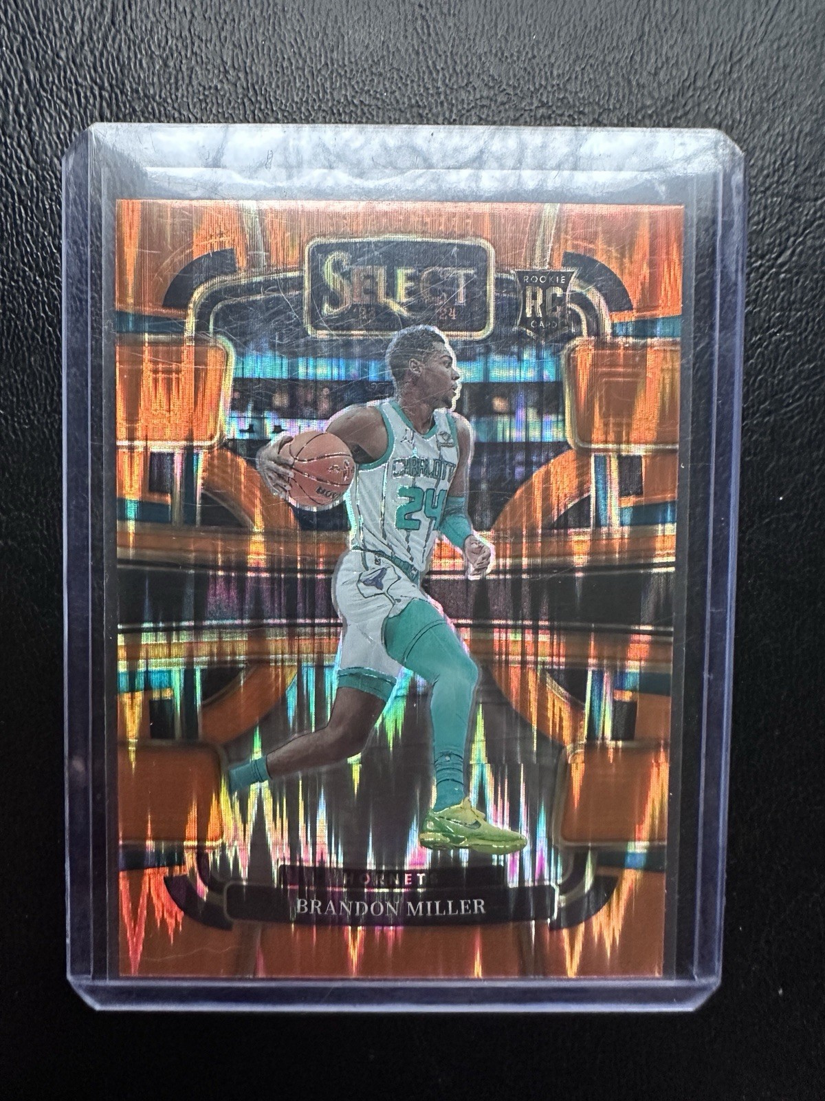 2023-24 Panini Select - Concourse Brandon Miller #80 Orange Flash Prizm (RC)