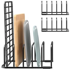 Cutting Board Organizer, [2-Pack] Cutting Board Holder Rack Baking Cookie Pan...