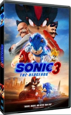 Sonic The Hedgehog 3 [DVD) Good Ex Library Ships Free