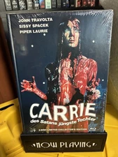 Carrie (1976) Mediabook Blu Ray Region Free 84 Entertainment OOP New
