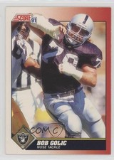 1991 Score Bob Golic #129 1z2