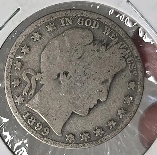 1899-O Barber Half Dollar us 50c silver coin