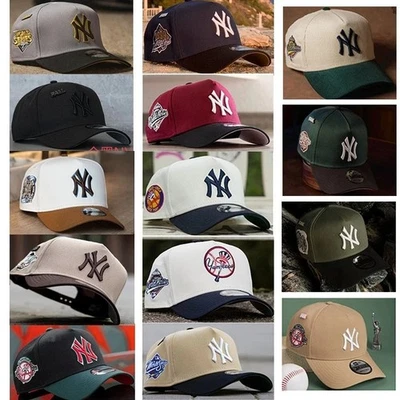 "BOXED" New York Yankees Adjustable Snap Hat 9FORTY A-Frame Era Men's Cap