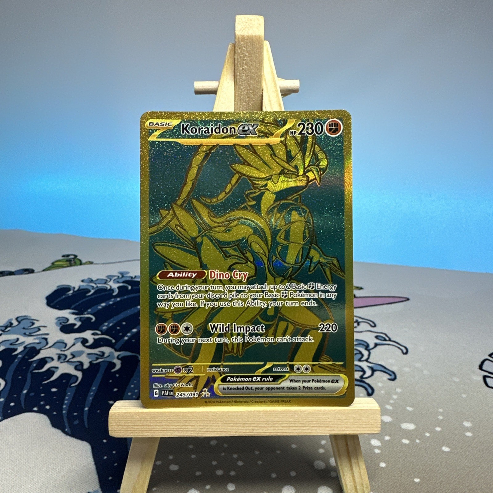 Koraidon EX - 245/091 - Paldean Fates - HR - NM