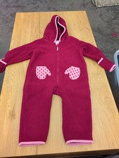 Overall Mit Kapuze F&uuml;r Den Herbst M&auml;dchen Gr&ouml;&szlig;e 86 Topomini Weinrot,Rosa