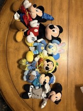 Disney Mickey Mouse Beanbag Plush Lot Various Costumes