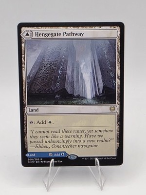 Hengegate Pathway - R from Kaldheim #260 - in LP-NM condition