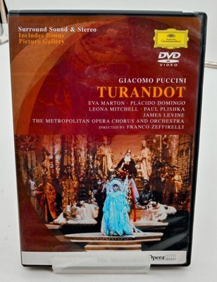 Turandot DVD Puccini Metropolitan Opera Eva Marton Zeffirelli Rare Opera