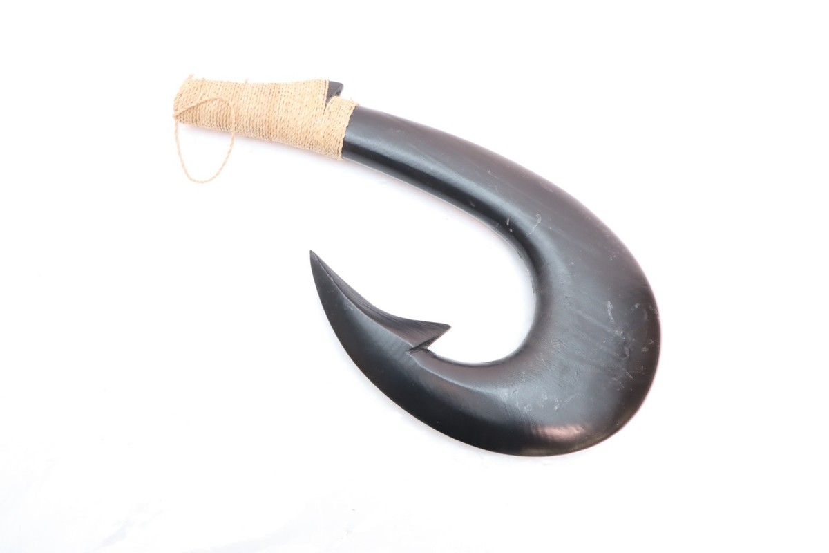 VTG Throwing War Club FIJIAN FIJI Polynesian Pacific WOOD Carved