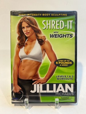 Jillian Michaels: Shred-It with Weights - Levels 1 & 2 (DVD) BRAND NEW