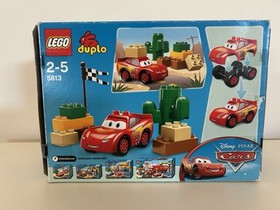 Lego 2010 DUPLO 5813 Pixar Cars Lightning McQueen 100% Complete