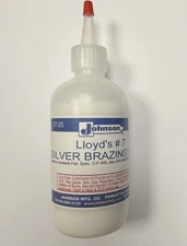 LLOYD'S No. 7 SILVER BRAZING FLUX PASTE 12OZ SOLDERING SILVER JEWELRY REPAIR 