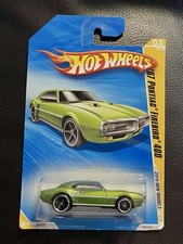 🏁 2010 Hot Wheels ‘67 PONTIAC Green FIREBIRD 400 New Models 🏁