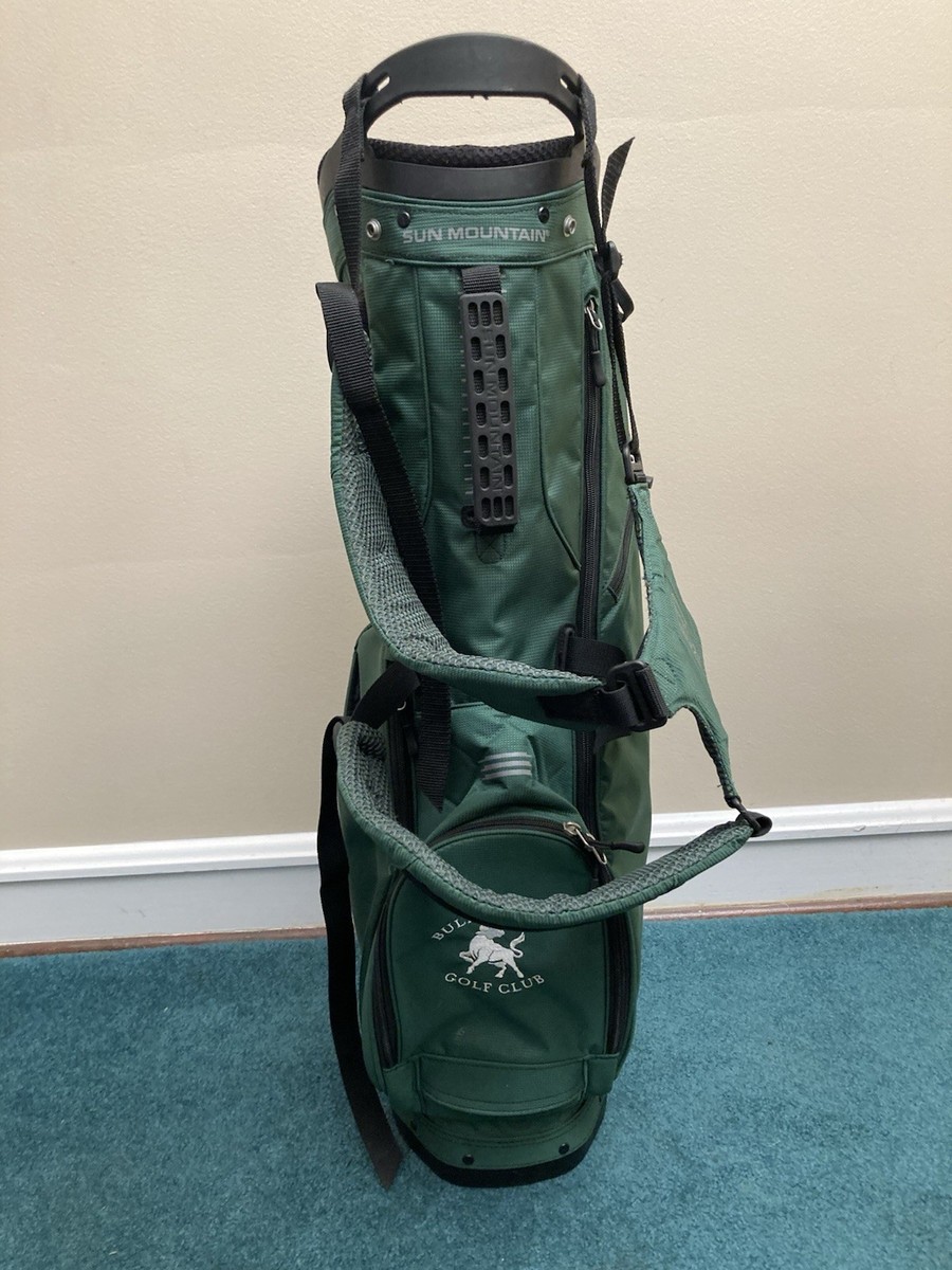 Sun Mountain Golf Stand Carry Bag Dual Strap Green 3 Way Top