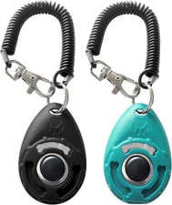 Pet Training Clicker with Wrist Strap - Dog Clickers New Black ...