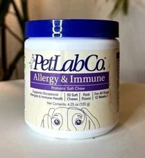 PetLab Co. Allergy Immune Probiotic Soft Chews for Dogs 30ct Pork Itching Sk