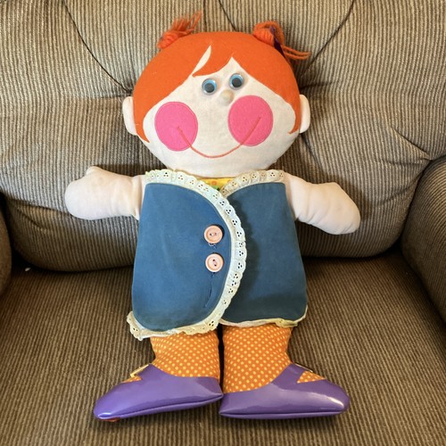 ORIGINAL VINTAGE 18" 1970 Playskool Dressy Bessy Teaching Doll