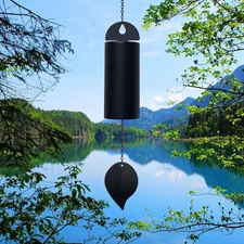 Deep Resonance Serenity Bell Large Wind Chimes for outside Tone 30 Inch Memorial