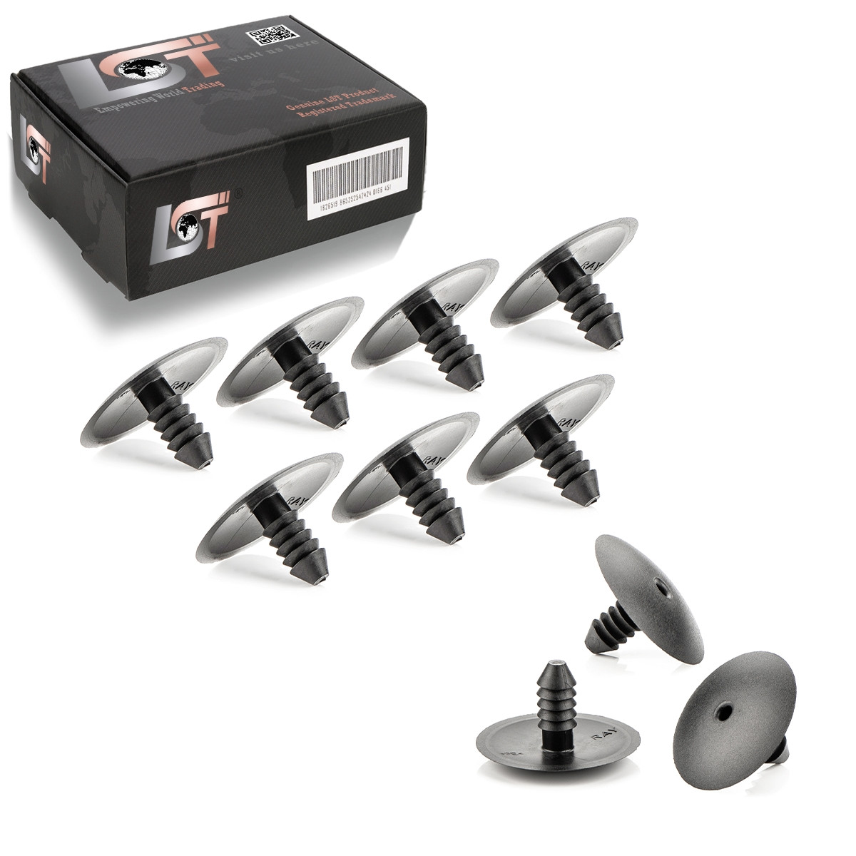 10X Interior Trim Floor Trim Fastening Clips For AUDI A4 A8 *NEW*