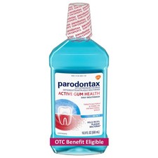 Parodontax Active Gum Health Mouthwash, Mint, 16.9 Fl Oz, for Adults