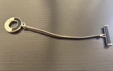 Celine Women Accessory Rare Bracelet Leather Stainless Steel Limited Edition VHT