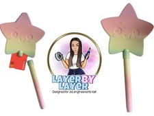 ?? Magic Tap To Pay Wand Contactless Card Holder Star 3D Printed Fun Gift