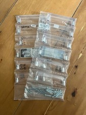 New IKEA Satta kitchen cabinet handles. Good condition. Clear.
